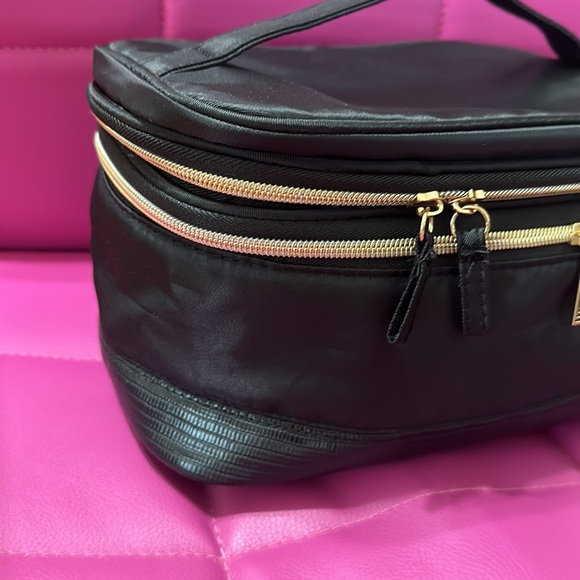 Modella Dual Zipper Cosmetic Toiletry Travel Bag for Makeup & Accessories - Picture 2 of 11